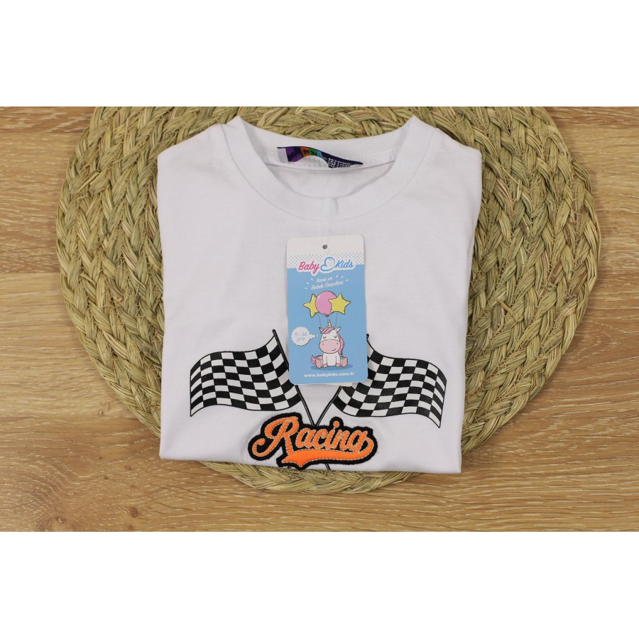 ALMİ 223321 93 RACING BASKILI TSHIRT 3/7 YAŞ
