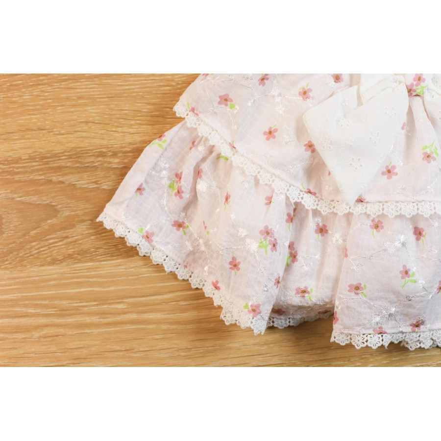 BABY KİDS 0422 FİSTO YAKALI 2 KAT ELBİSE 6/36 AY