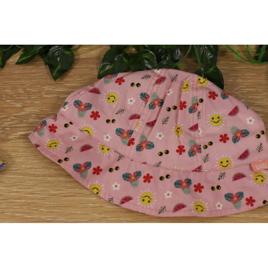 KİTTİ 8711-03-05-06 KIZ MAKSİ ŞAPKA 1/3 YAŞ