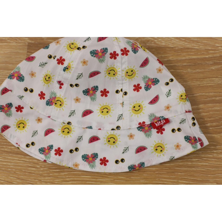 KİTTİ 8711-03-05-06 KIZ MAKSİ ŞAPKA 1/3 YAŞ