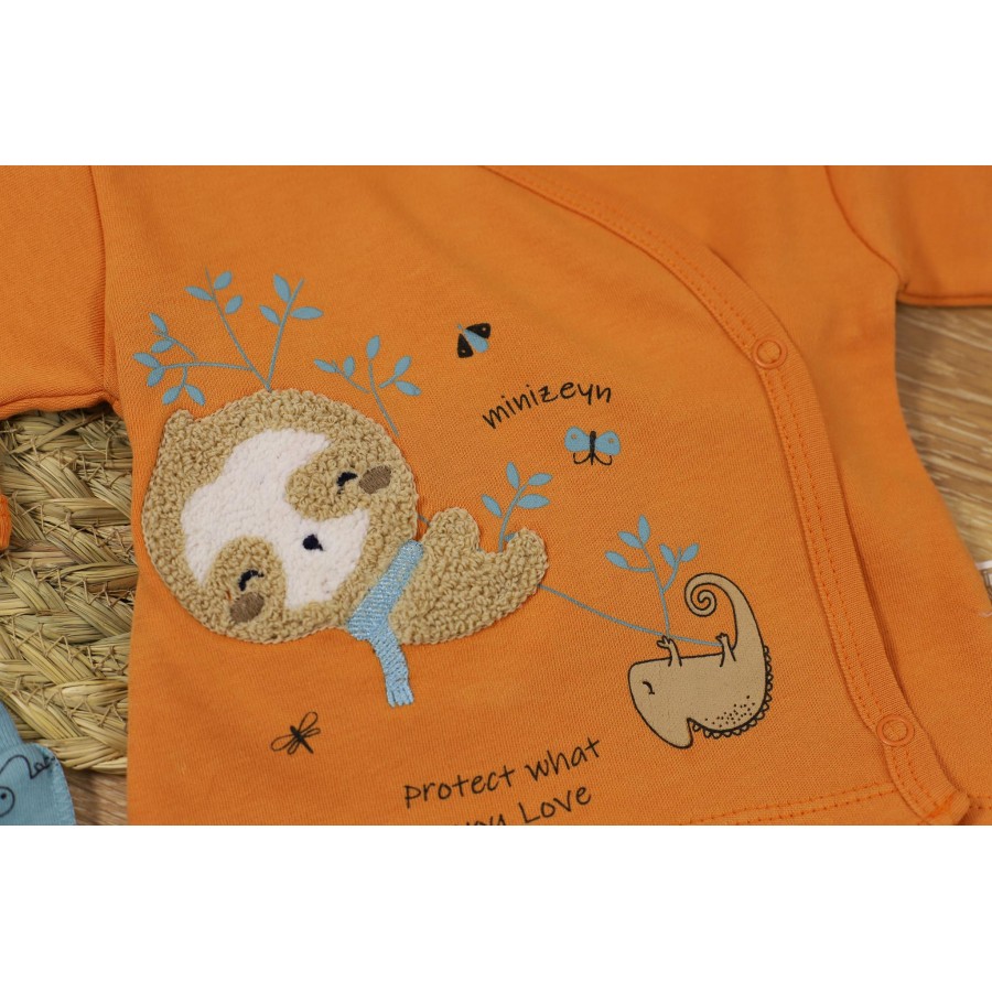 MİNİZEYN 7023 IGUANA 0-3 AY 5Lİ BEBE TAKIM