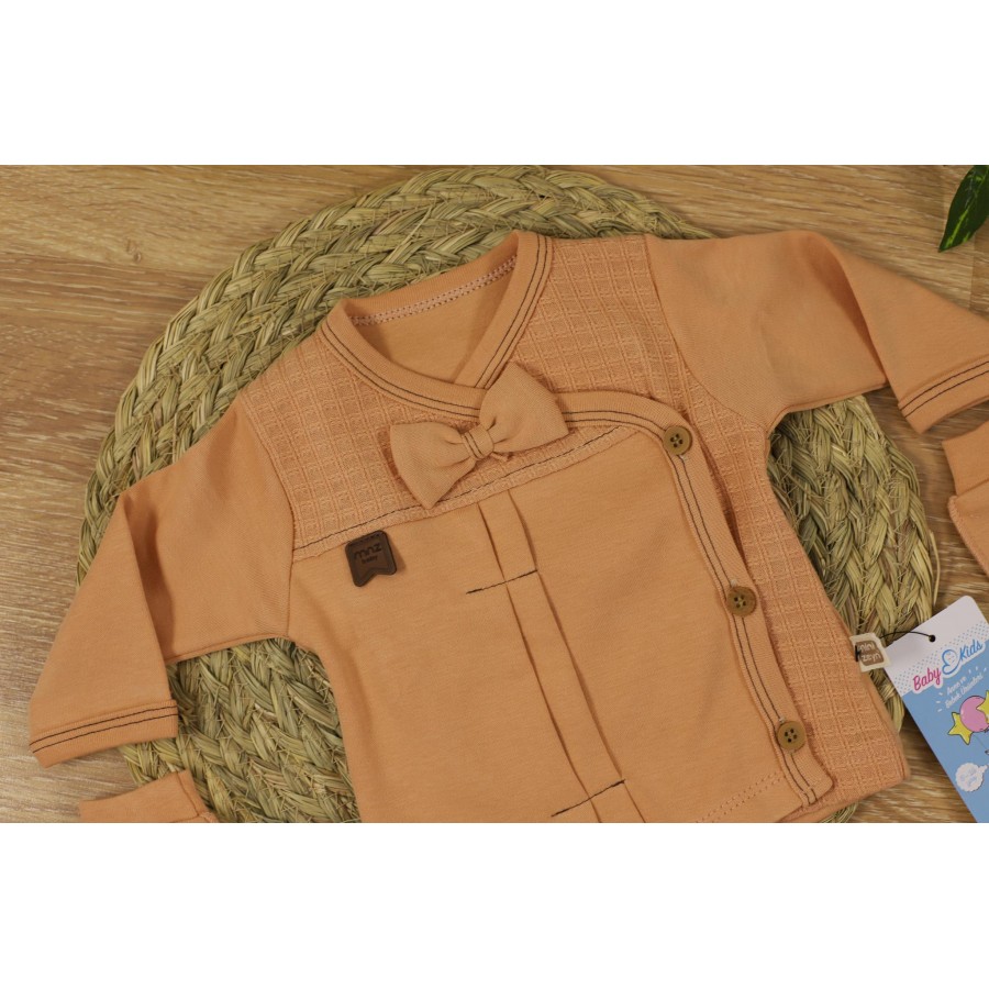 MİNİZEYN 7046 PİLE DETAYLI ERK.5Lİ BEBE TAKIM 0-3 AY