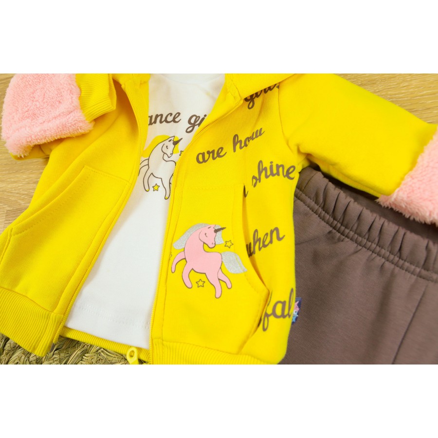 NAZAR 22734 DANSE GİRL 3 LÜ  KIZ TAKIM 9/24