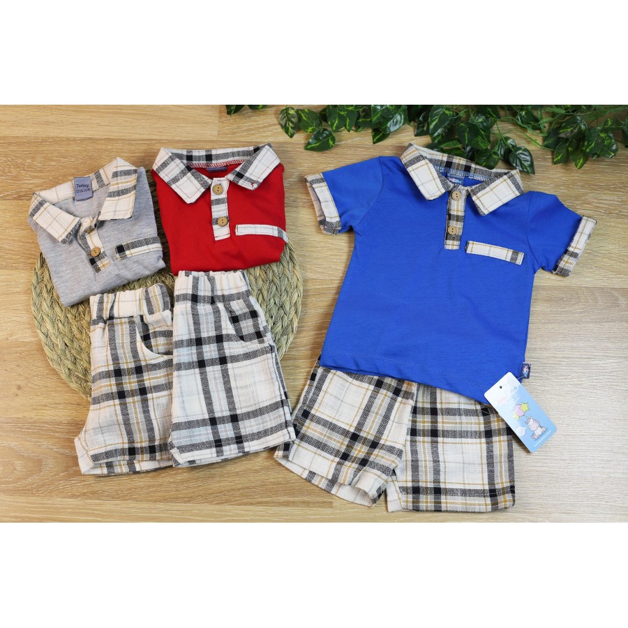 NAZAR 23025 GÖMLEK YAKA SÜPREM EKOSE TAKIM 9/24