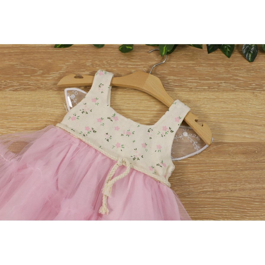 TUFİTTO 1299 ORGANİK KANATLI ELBİSE