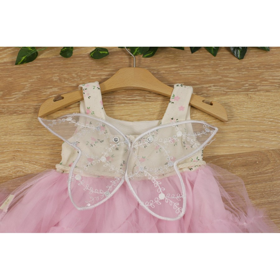 TUFİTTO 1299 ORGANİK KANATLI ELBİSE